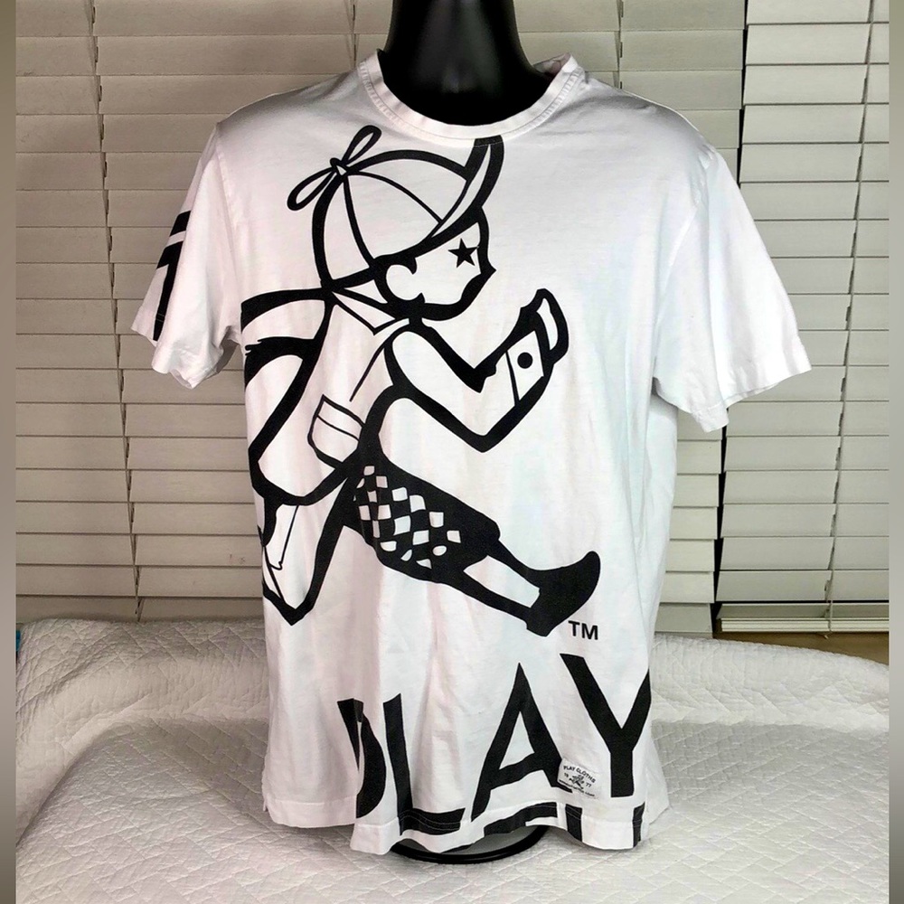 Play Cloths all over large graphic t-shirt